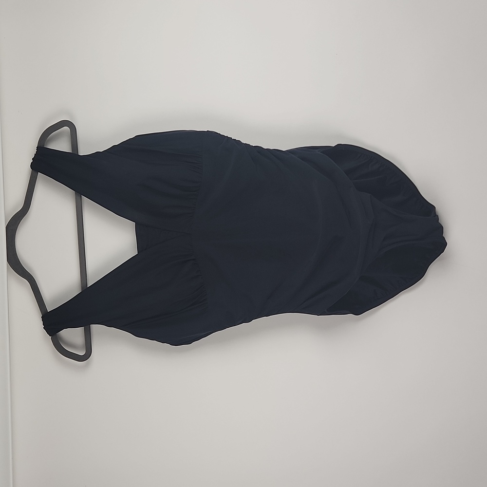 Land's End 18D Black one piece swimsuit